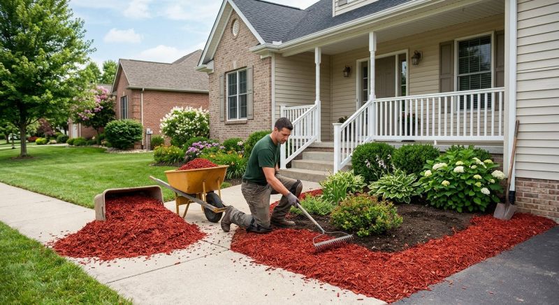 Garden Mulch Installation in Ventura County, CA